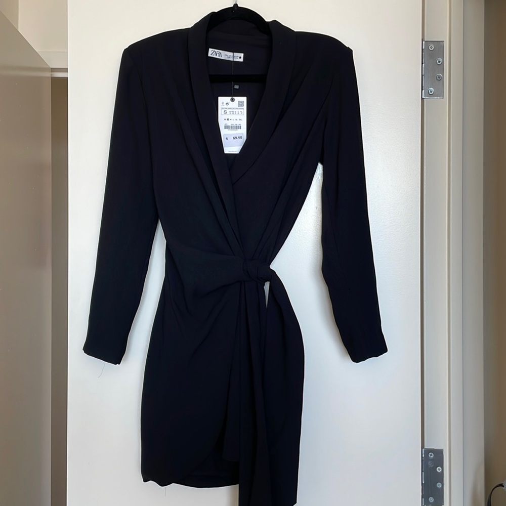 Zara Black Blazer Dress
